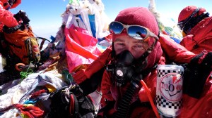 Scott on the summit of Mt Everest 2010