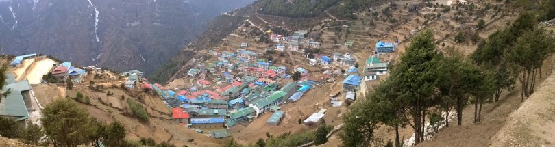 Trekking:  Namche Bazaar